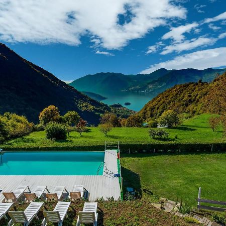 In A Green And Relaxing Atmosphere With Pool And Stunning Lake View Villa Marone Esterno foto