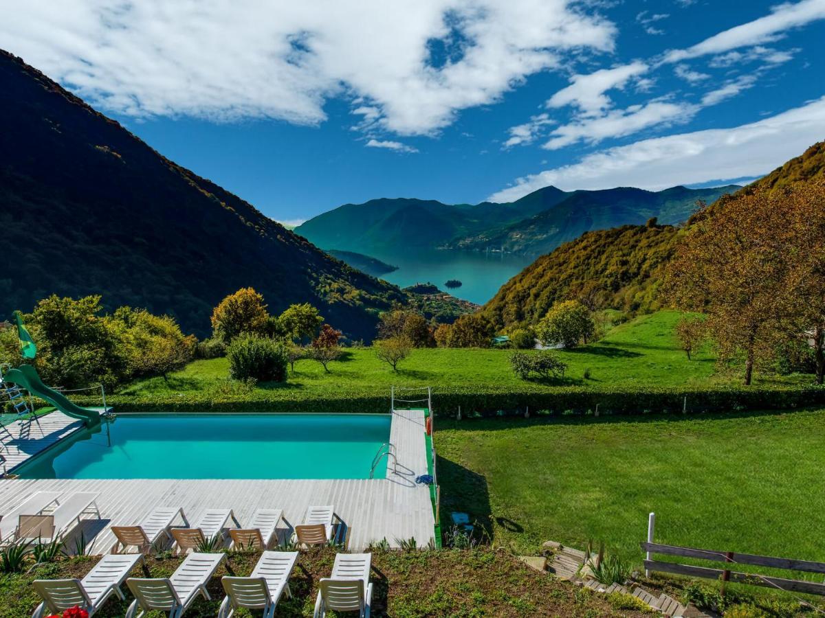 In A Green And Relaxing Atmosphere With Pool And Stunning Lake View Villa Marone Esterno foto